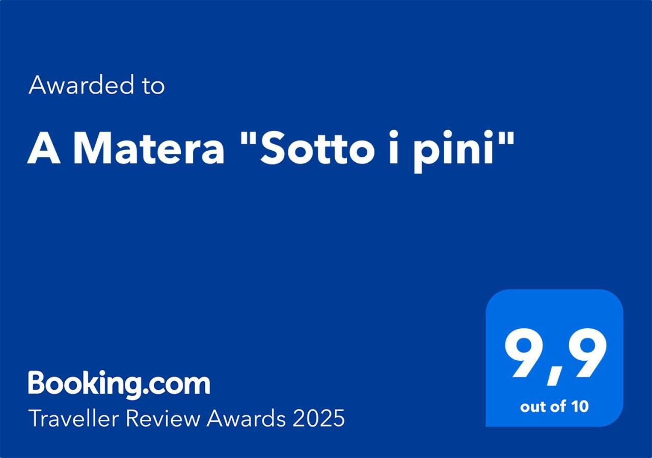 فيلا A Matera "Sotto I Pini" المظهر الخارجي الصورة
